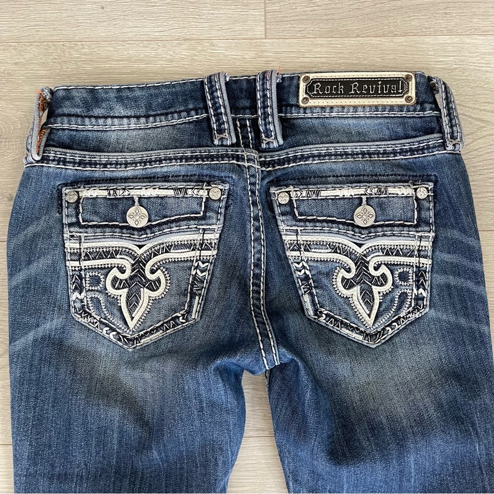 Rock Revival Gavyn Skinny Jeans Bling 26